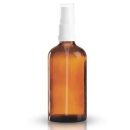 Braunglasflasche mit Sprühkopf 100ml